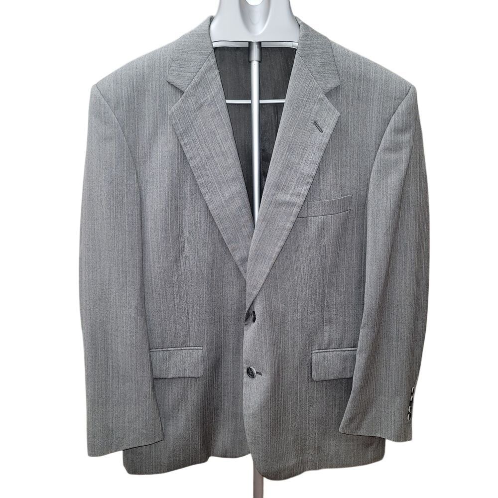 Stafford Men 46S Pinstripe Suit 100% Wool Blazer Pants Old Money Classic‎ Office